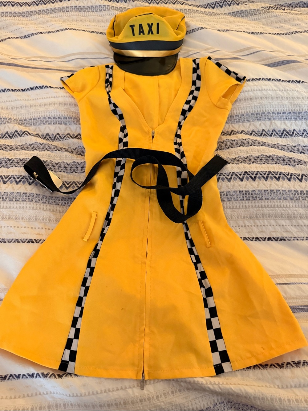 Taxi driver costume size XS